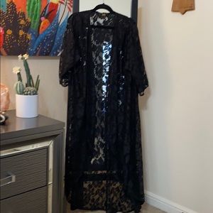 L&B Lace Kimono Duster